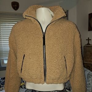 NWT SIZE LG Wallflower Camel Brown Outerwear